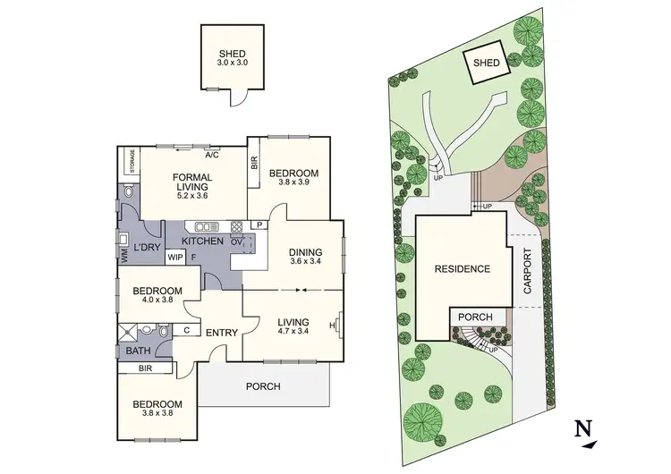Floorplan of Homely house listing, 8 Anzac Avenue, Hurstbridge VIC 3099