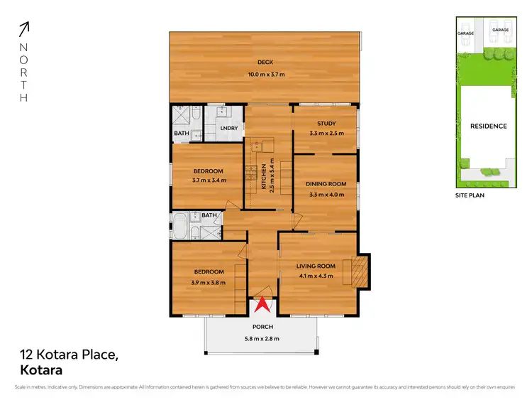 Floorplan of Homely house listing, 12 Kotara Place, Kotara NSW 2289