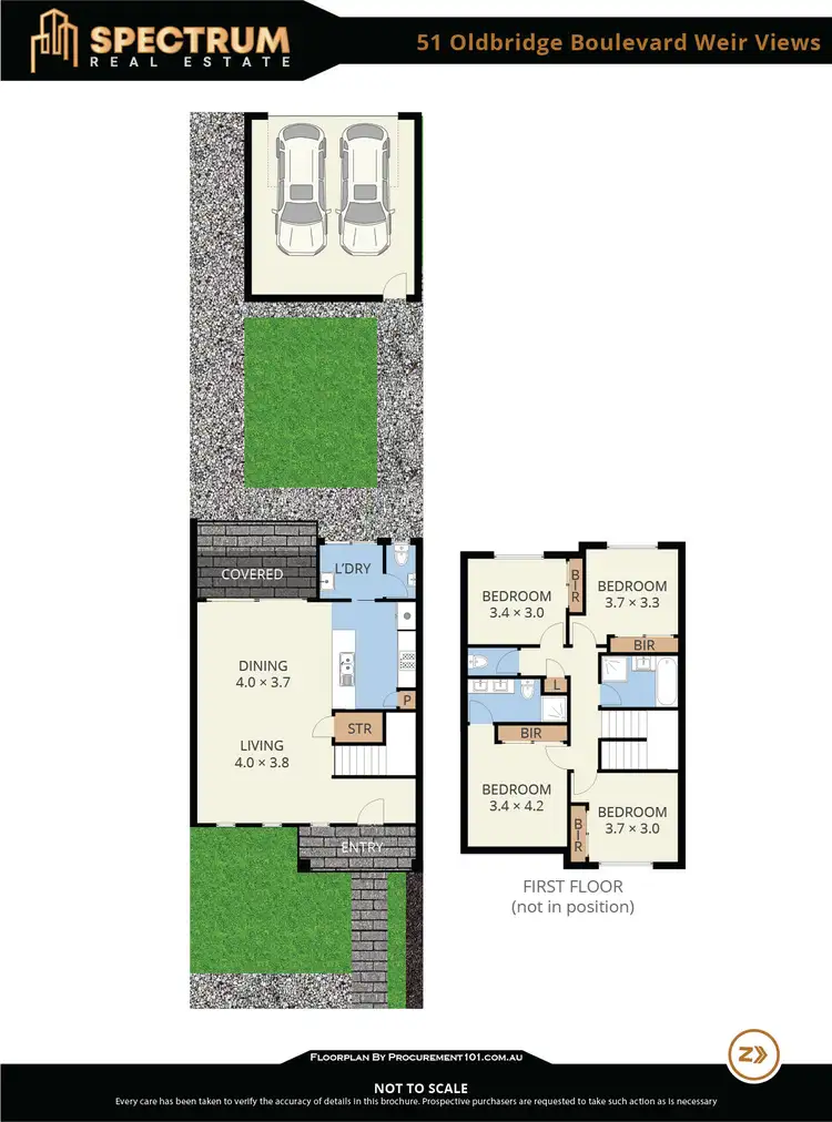 Floorplan of Homely house listing, 51 Oldbridge Boulevarde, Weir Views VIC 3338