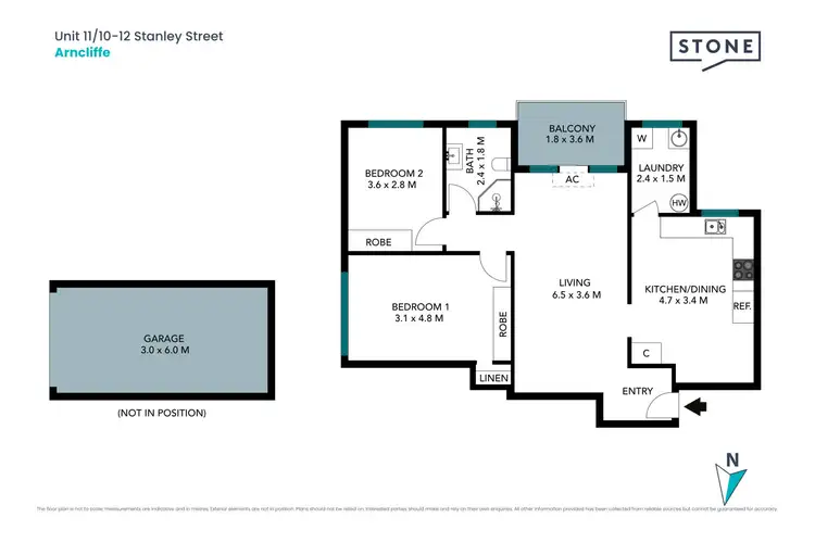 Floorplan of Homely unit listing, 11/10-12 Stanley Street, Arncliffe NSW 2205