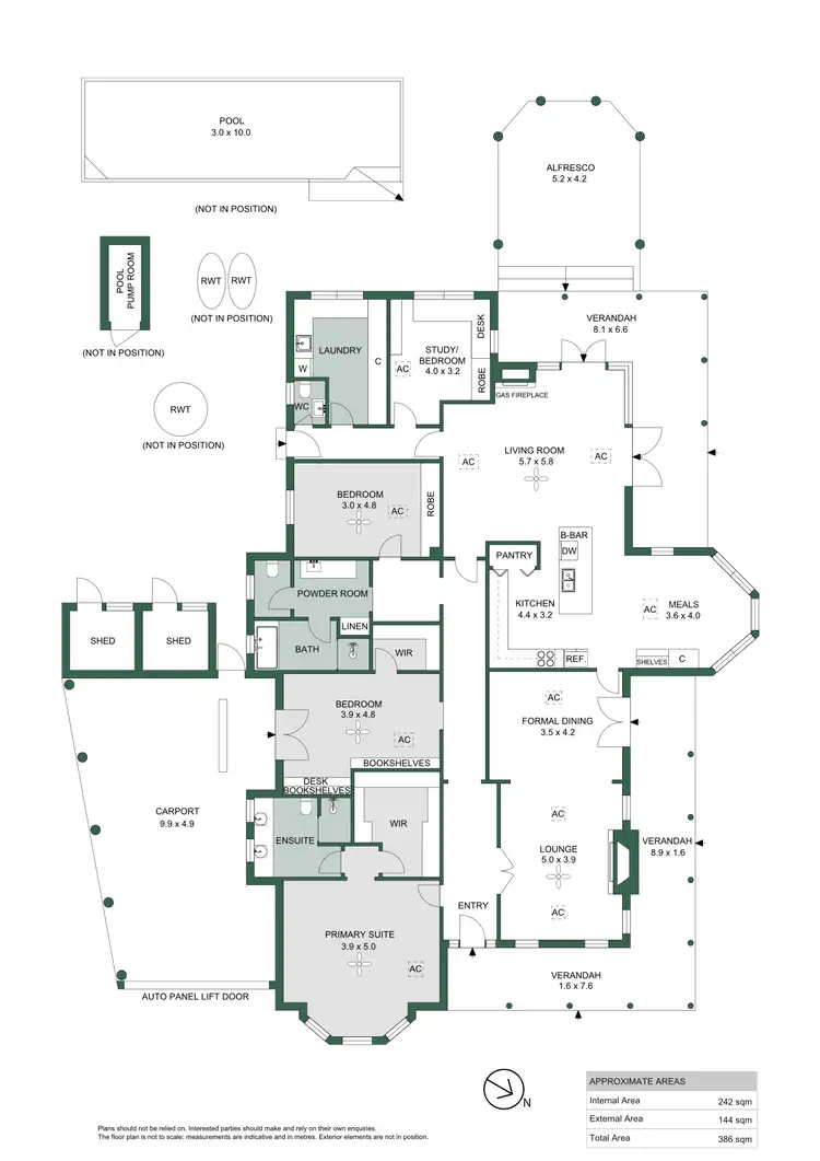 Floorplan of Homely house listing, 2 Chestnut Grove, Magill SA 5072