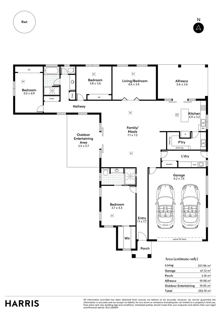 Floorplan of Homely house listing, 13 Adamson Court, Mount Barker SA 5251
