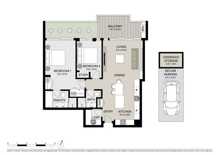 Floorplan of Homely apartment listing, 508/21 Hickson Road, Walsh Bay NSW 2000