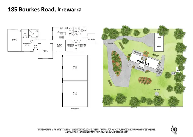 Floorplan of Homely house listing, 185 Bourkes Road, Irrewarra VIC 3249