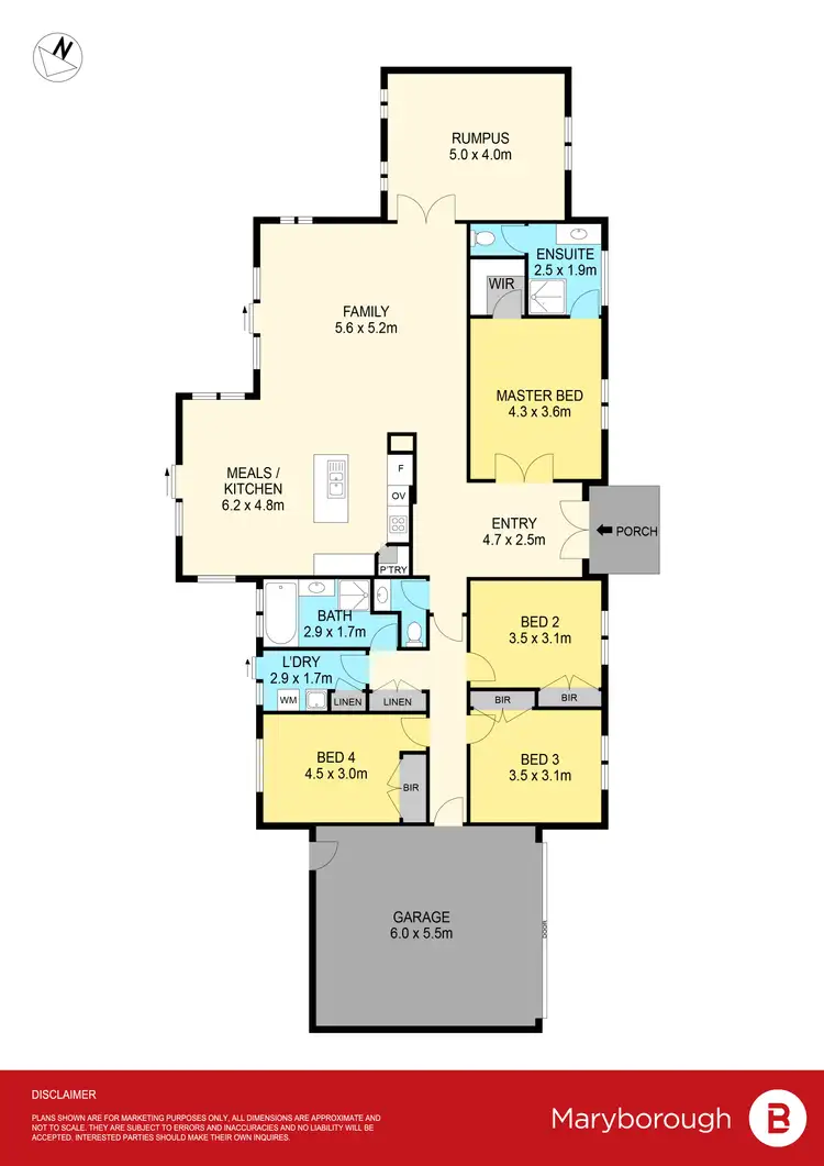 Floorplan of Homely house listing, 206 High Street, Avoca VIC 3467