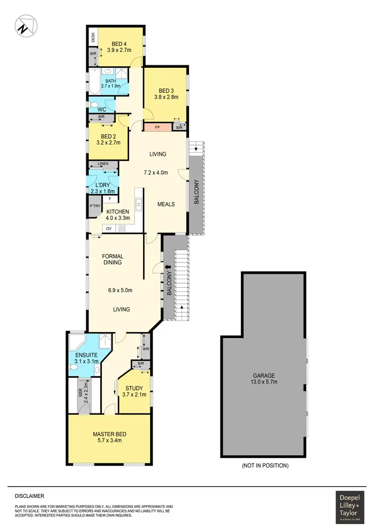 Floorplan of Homely house listing, 12 Seymour Crescent, Soldiers Hill VIC 3350