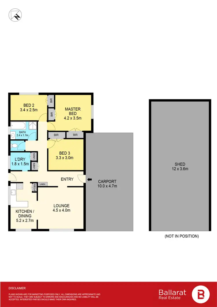 Floorplan of Homely house listing, 412 Learmonth Road, Mitchell Park VIC 3355