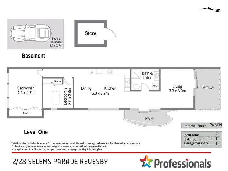 Floorplan of Homely apartment listing, 2/28 Selems Parade, Revesby NSW 2212