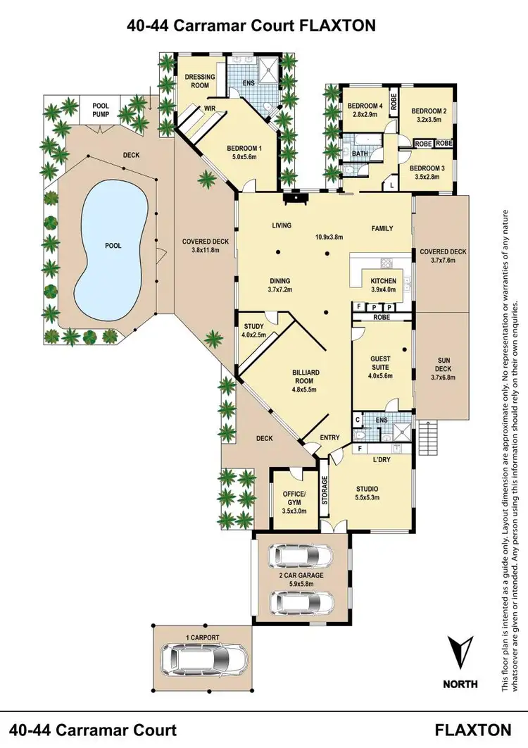 Floorplan of Homely house listing, 40-44 Carramar Court, Flaxton QLD 4560