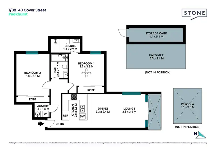 Floorplan of Homely apartment listing, 1/38-40 Gover Street, Peakhurst NSW 2210
