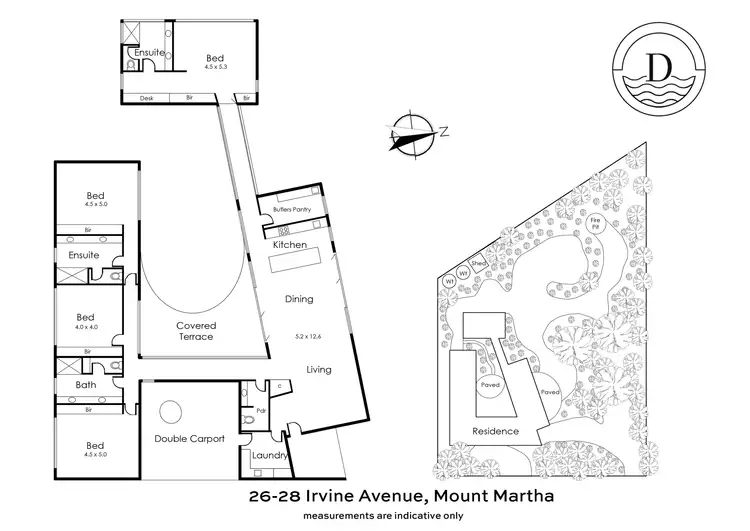 Floorplan of Homely house listing, 26-28 Irvine Avenue, Mount Martha VIC 3934