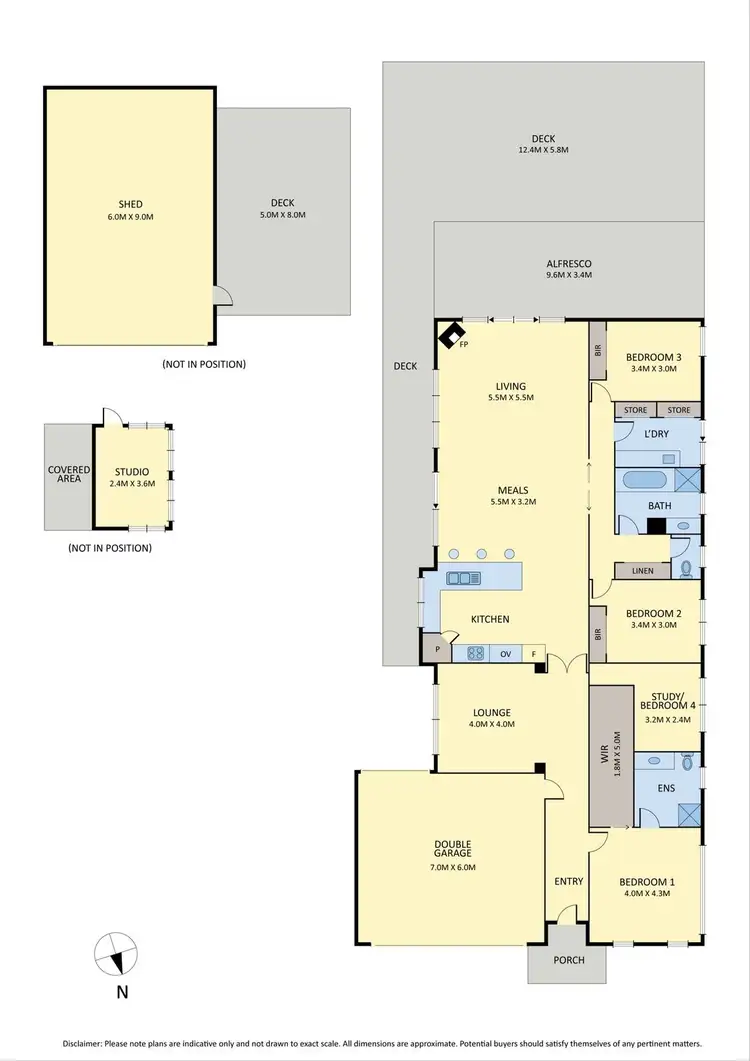 Floorplan of Homely house listing, 18 Dalray Crescent, New Gisborne VIC 3438