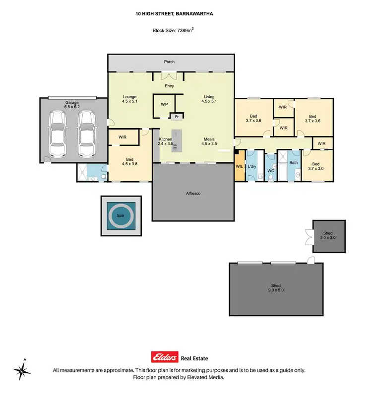 Floorplan of Homely rural property listing, 10 High Street, Barnawartha VIC 3688