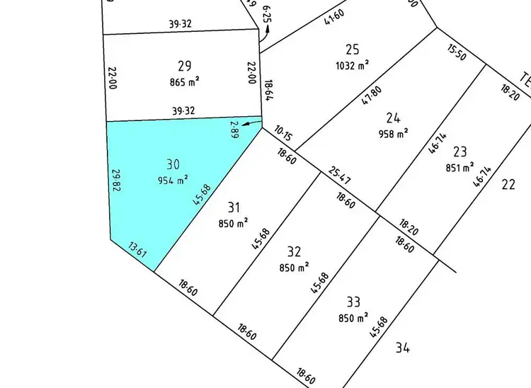 Floorplan of Homely land listing, 16 North Coast Road, Port Neill SA 5604