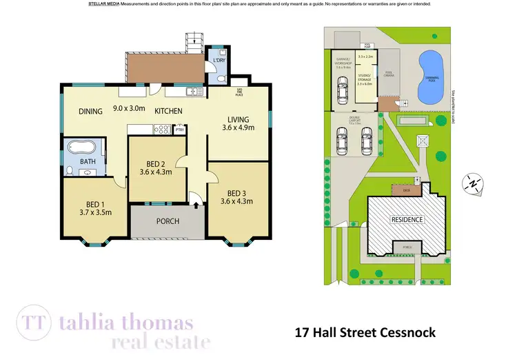 Floorplan of Homely house listing, 17 Hall Street, Cessnock NSW 2325