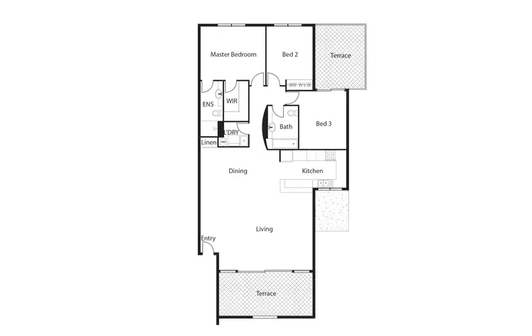 Floorplan of Homely apartment listing, 25/1 Eldridge Crescent, Garran ACT 2605