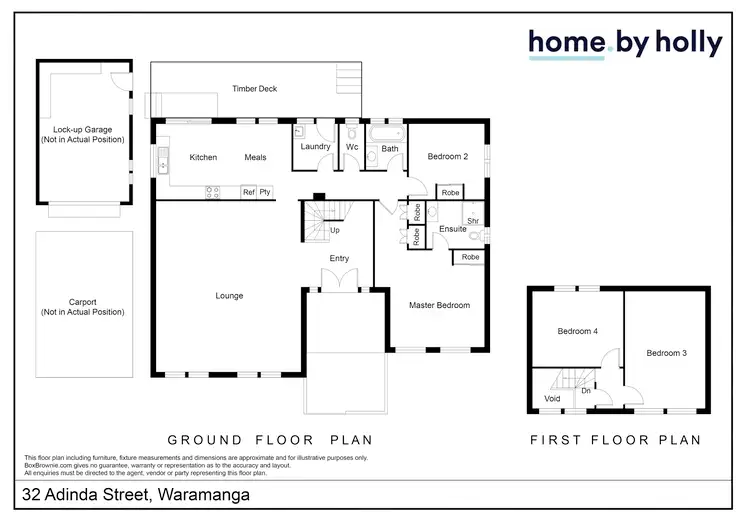 Floorplan of Homely house listing, 32 Adinda Street, Waramanga ACT 2611