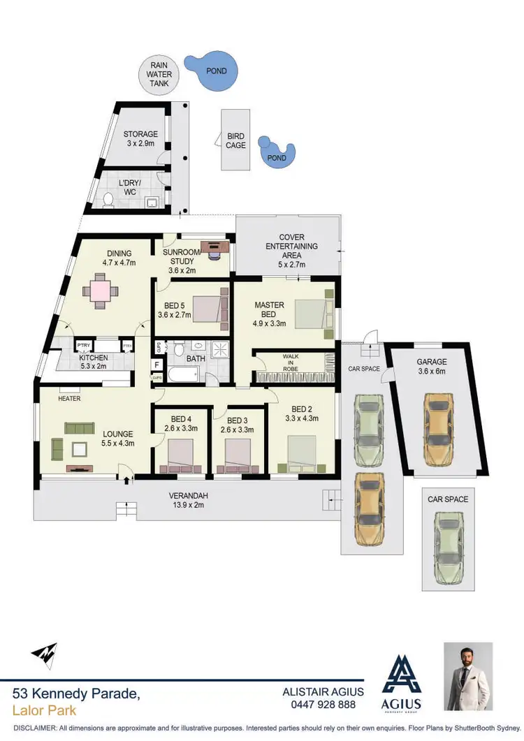 Floorplan of Homely house listing, 53 Kennedy Parade, Lalor Park NSW 2147