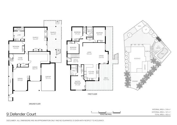 Floorplan of Homely house listing, 9 Defender Court, Sunrise Beach QLD 4567