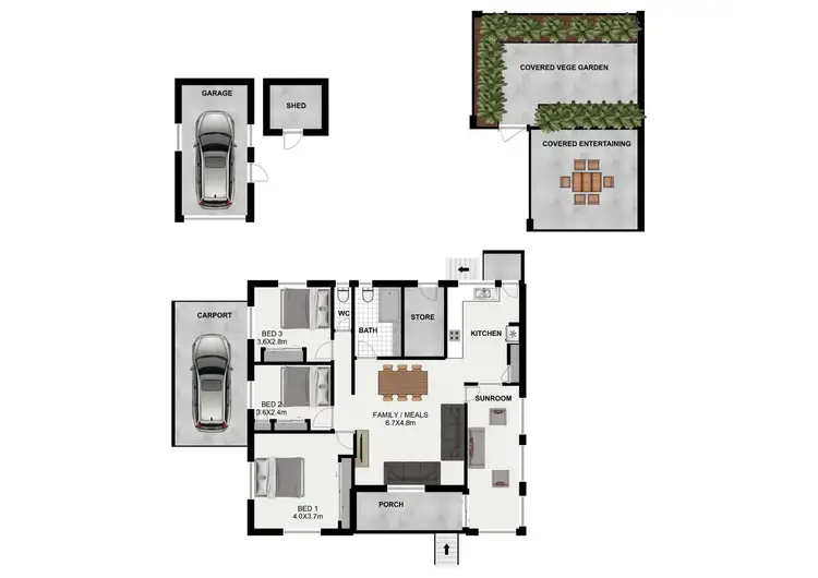 Floorplan of Homely house listing, 9 Nuthatch Street, Inala QLD 4077