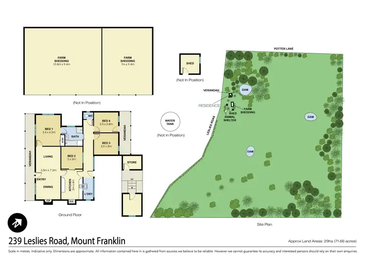 Floorplan of Homely rural property listing, 219 Leslies Road, Mount Franklin VIC 3461