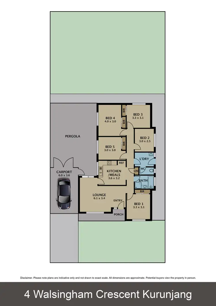Floorplan of Homely house listing, 4 Walsingham Crescent, Kurunjang VIC 3337