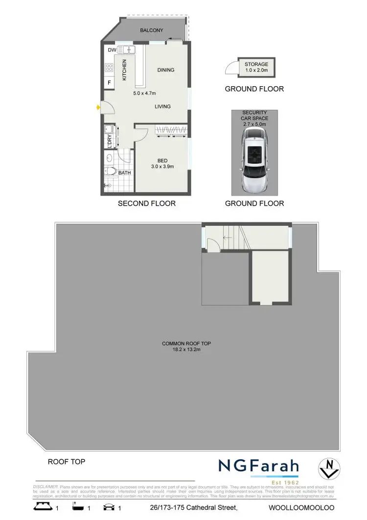 Floorplan of Homely apartment listing, 26/173-175 Cathedral Street, Woolloomooloo NSW 2011