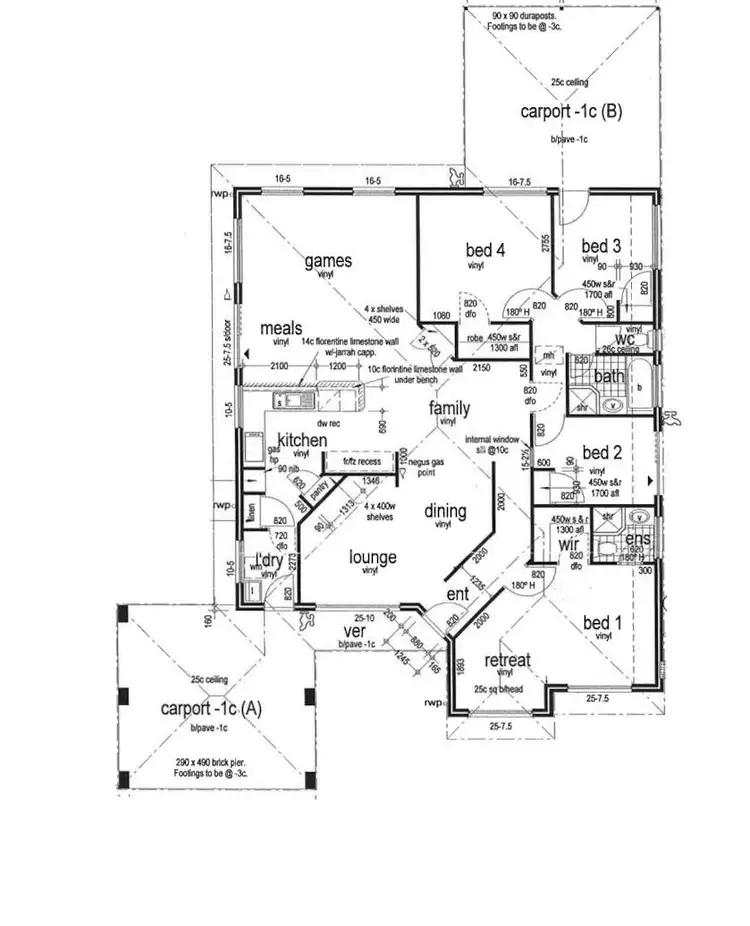 Floorplan of Homely house listing, 1 Alexandria Boulevard, Canning Vale WA 6155