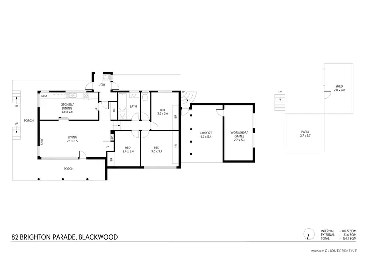 Floorplan of Homely house listing, 82 Brighton Parade, Blackwood SA 5051