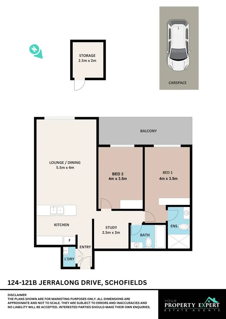Floorplan of Homely apartment listing, 124/121B Jerralong Drive, Schofields NSW 2762