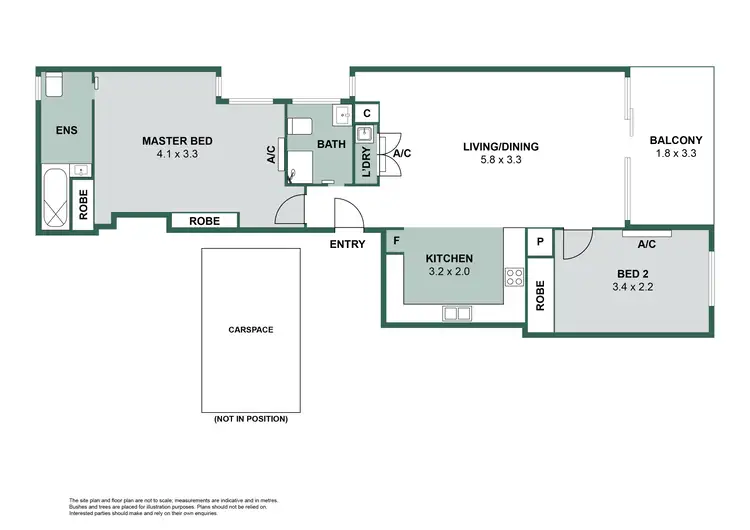 Floorplan of Homely apartment listing, 102/131 Parkers Road, Parkdale VIC 3195