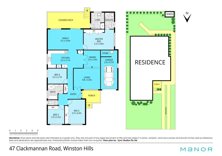 Floorplan of Homely house listing, 47 Clackmannan Road, Winston Hills NSW 2153