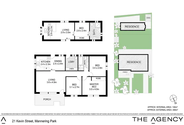 Floorplan of Homely house listing, 21 Kevin Street, Mannering Park NSW 2259
