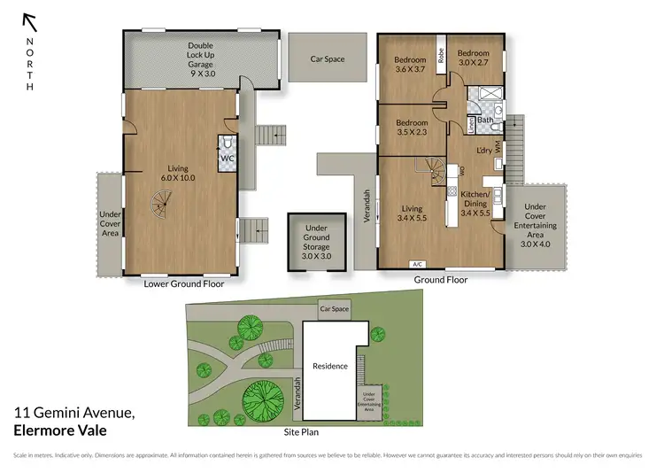Floorplan of Homely house listing, 11 Gemini Avenue, Elermore Vale NSW 2287