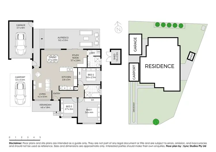 Floorplan of Homely house listing, 6 Norika Place, Toongabbie NSW 2146