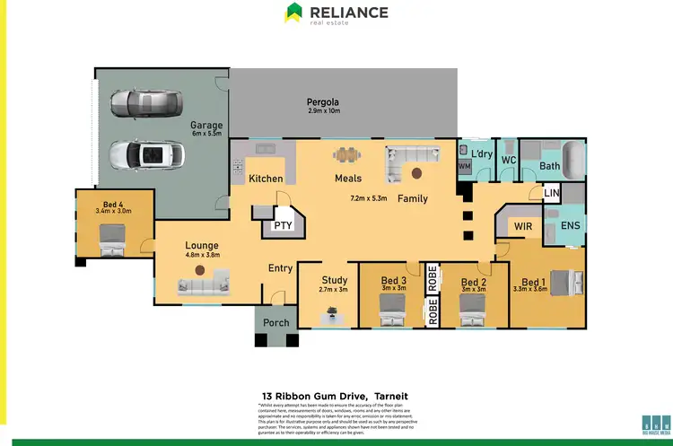 Floorplan of Homely house listing, 13 Ribbon Gum Drive, Tarneit VIC 3029