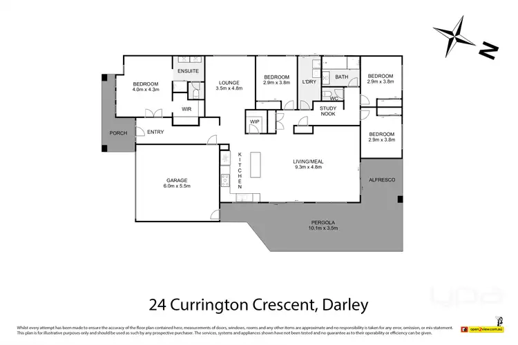 Floorplan of Homely house listing, 24 Currington Crescent, Darley VIC 3340