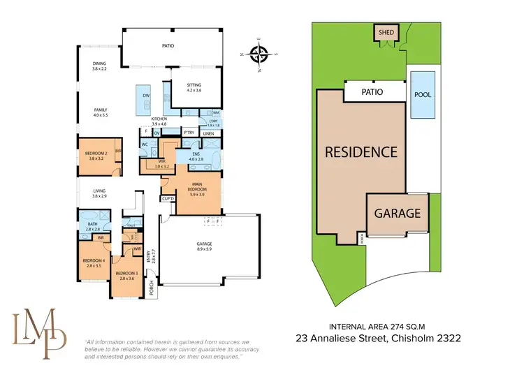 Floorplan of Homely house listing, 23 Annaliese Street, Chisholm NSW 2322