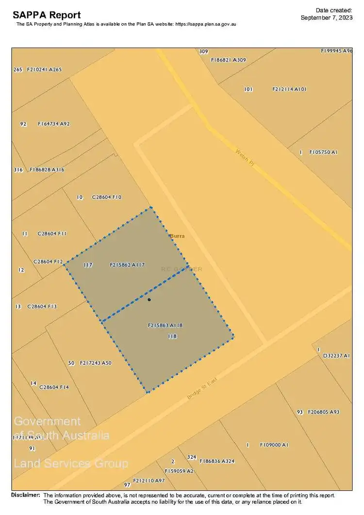 Floorplan of Homely house listing, 10 Welsh Place, Burra SA 5417