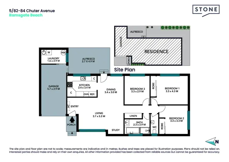Floorplan of Homely villa listing, 5/82-84 Chuter Avenue, Ramsgate Beach NSW 2217