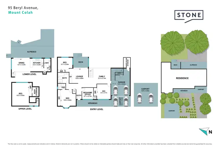 Floorplan of Homely house listing, 95 Beryl Avenue, Mount Colah NSW 2079