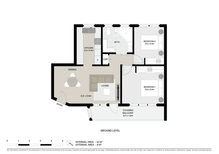 Floorplan of Homely apartment listing, 3/20 Monomeeth Street, Bexley NSW 2207