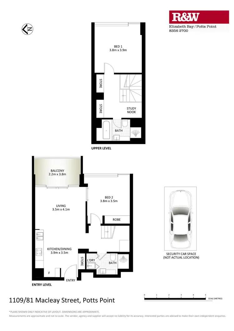 Floorplan of Homely apartment listing, 1109/81 Macleay Street, Potts Point NSW 2011