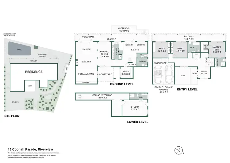 Floorplan of Homely house listing, 13 Coonah Parade, Riverview NSW 2066