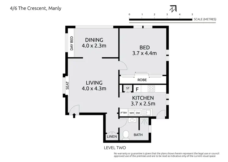 Floorplan of Homely apartment listing, 4/6 The Crescent, Manly NSW 2095