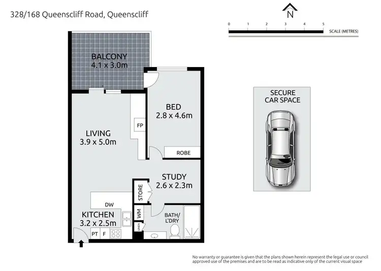 Floorplan of Homely apartment listing, 328/168 Queenscliff Road, Queenscliff NSW 2096