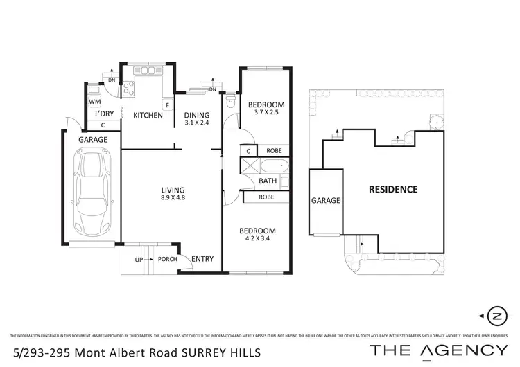 Floorplan of Homely unit listing, 5/293-295 Mont Albert Road, Surrey Hills VIC 3127