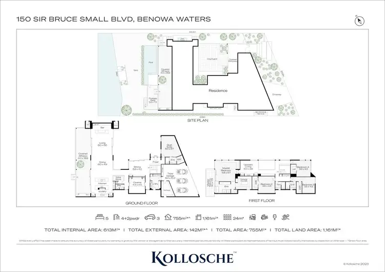 Floorplan of Homely house listing, 150 Sir Bruce Small Boulevard, Benowa Waters QLD 4217