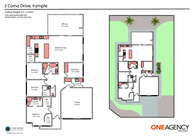 Floorplan of Homely house listing, 2 Como Drive, Irymple VIC 3498