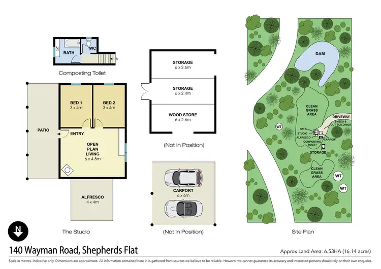 Floorplan of Homely house listing, 140 Wayman Road, Shepherds Flat VIC 3461